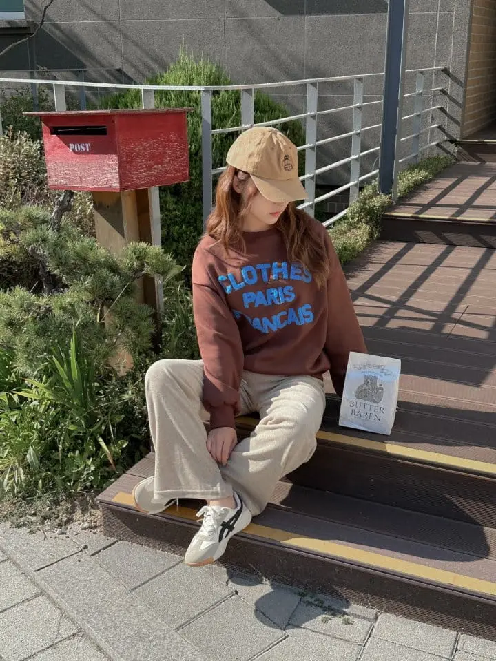 Another Plan - Korean Women Fashion - #momslook - Clos Paris Sweatshirt - 9