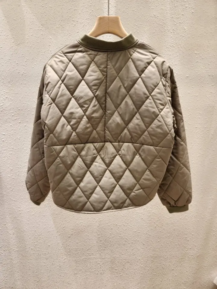 Another Plan - Korean Women Fashion - #momslook - Quilting Short Jacket - 6