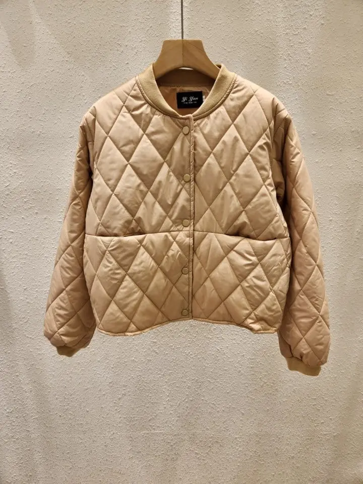 Another Plan - Korean Women Fashion - #momslook - Quilting Short Jacket - 8