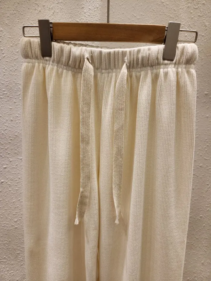 Another Plan - Korean Women Fashion - #momslook - Big String Pants