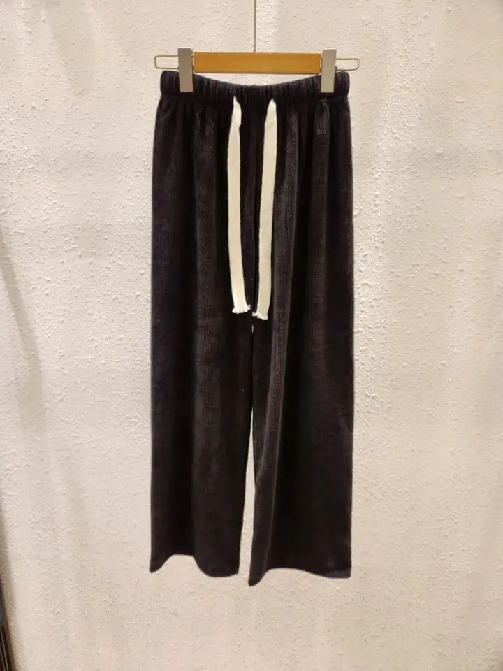 Another Plan - Korean Women Fashion - #momslook - Big String Pants - 6