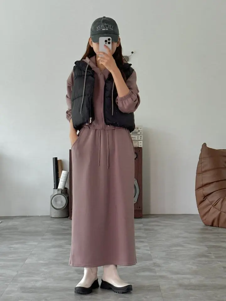 Another Plan - Korean Women Fashion - #momslook - Short Padding Vest - 3