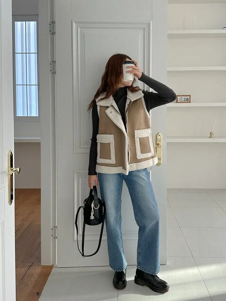 Another Plan - Korean Women Fashion - #momslook - H8811 Vest - 10