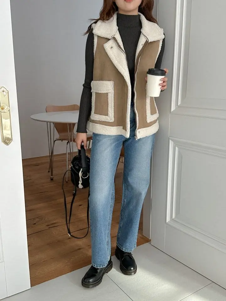Another Plan - Korean Women Fashion - #momslook - H8811 Vest - 8