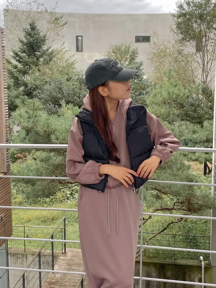 Another Plan - Korean Women Fashion - #pursuepretty - Short Padding Vest - 8
