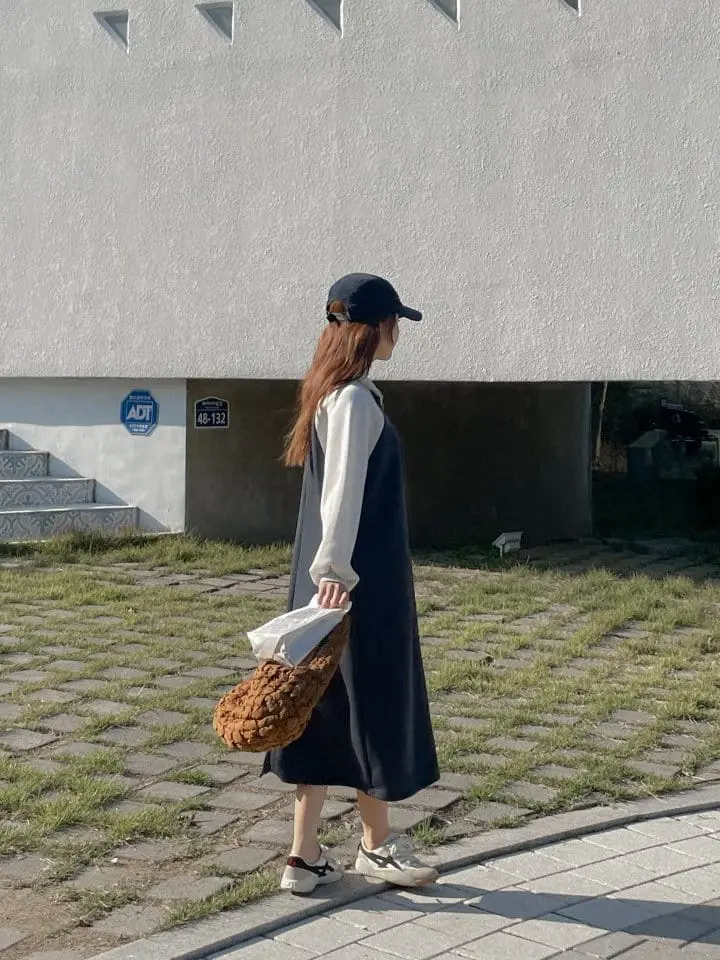 Another Plan - Korean Women Fashion - #shopsmall - Raglan One-piece - 5