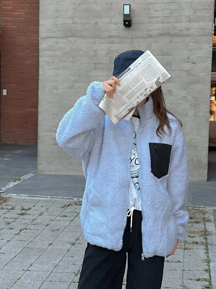 Another Plan - Korean Women Fashion - #romanticstyle - K 700 Bbogle Zip UP L - 4