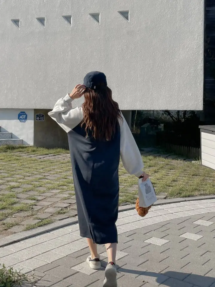 Another Plan - Korean Women Fashion - #thatsdarling - Raglan One-piece - 6