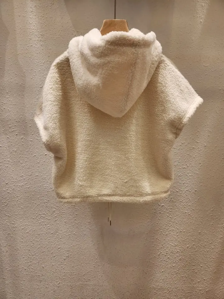 Another Plan - Korean Women Fashion - #vintageinspired - Boa Hoody Vest - 5
