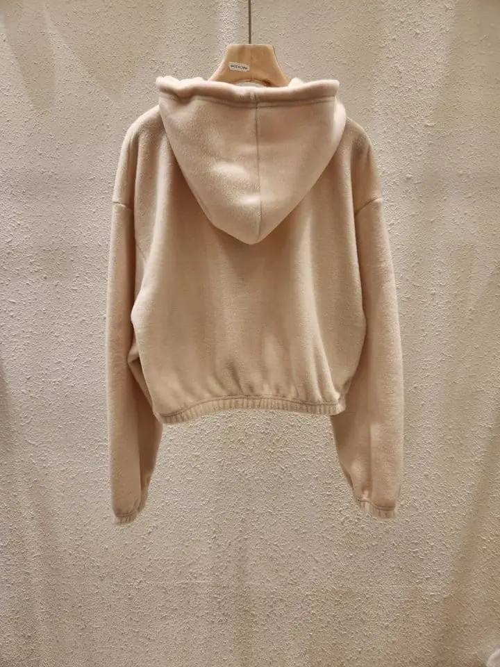 Another Plan - Korean Women Fashion - #womensfashion - Fleece Hoody ZIP-up - 3