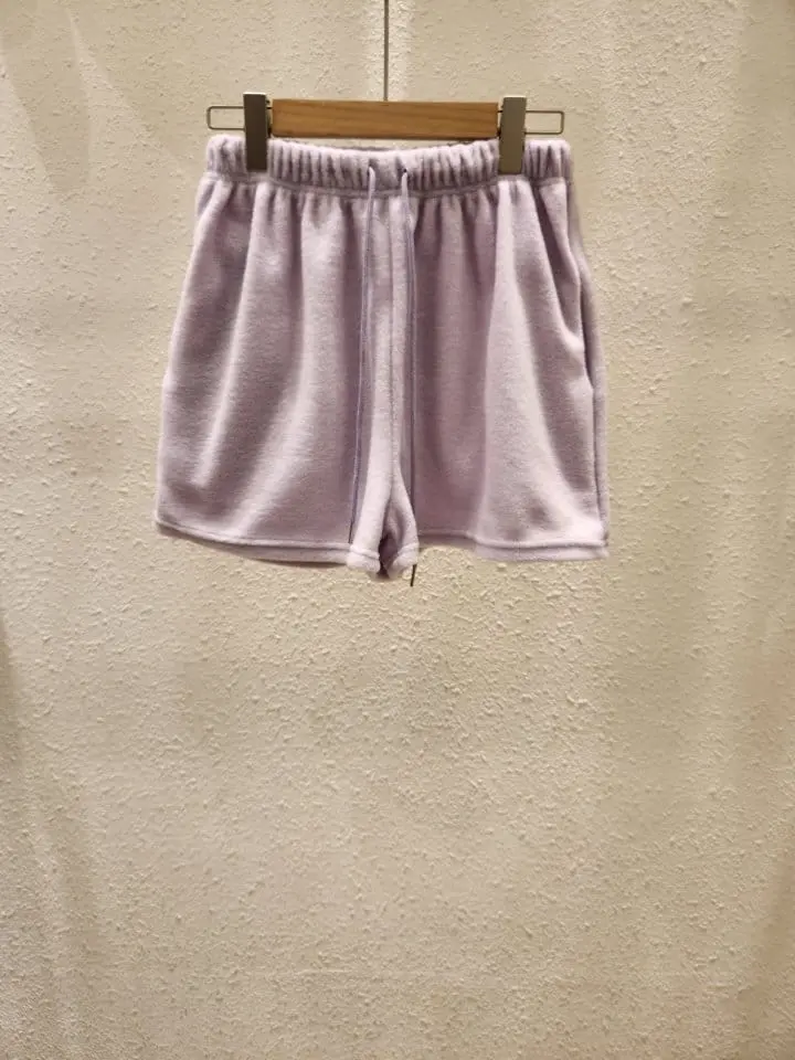 Another Plan - Korean Women Fashion - #womensfashion - Fleece Shorts - 5