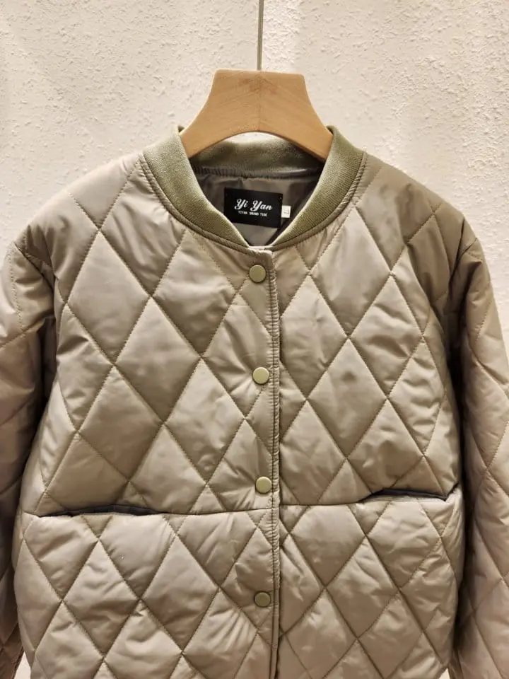 Another Plan - Korean Women Fashion - #womensfashion - Quilting Short Jacket