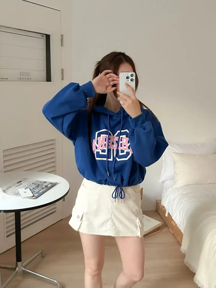 Another Plan - Korean Women Fashion - #womensfashion - Ari Crop Hoody
