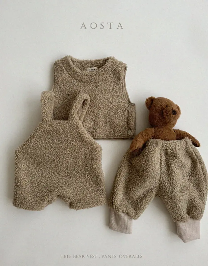 Aosta - Korean Children Fashion - #childofig - Tete Bear Vest - 5
