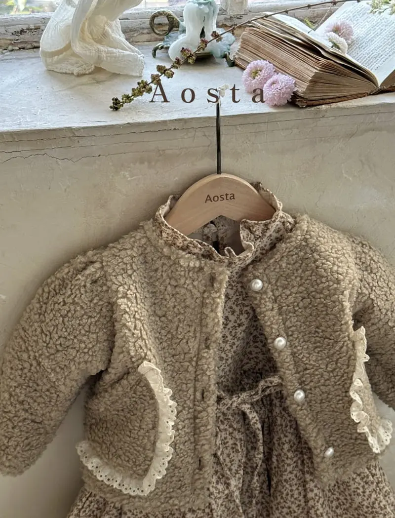 Aosta - Korean Children Fashion - #childofig - Tete Bear Cardigan - 3