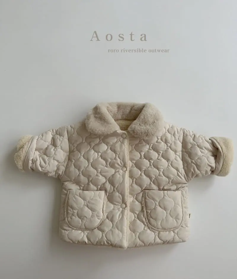 Aosta - Korean Children Fashion - #discoveringself - Lolo Reversible Jacket - 3