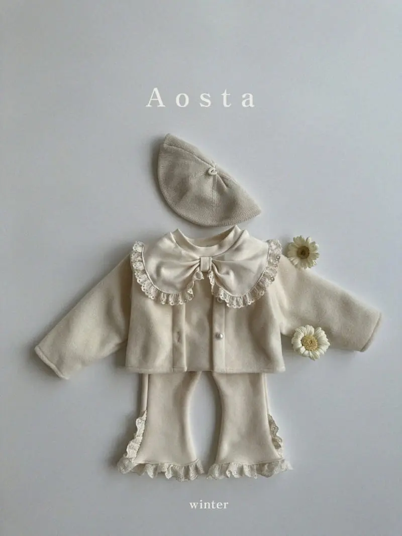 Aosta - Korean Children Fashion - #fashionkids - Peach Blouse - 5