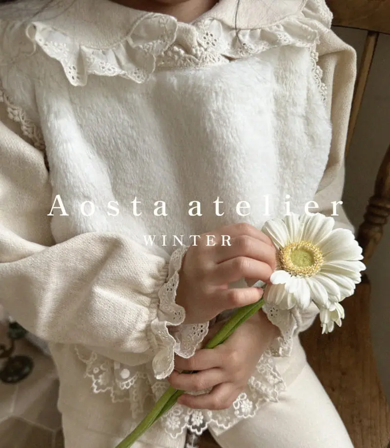 Aosta - Korean Children Fashion - #fashionkids - Lace Frill Vest - 2