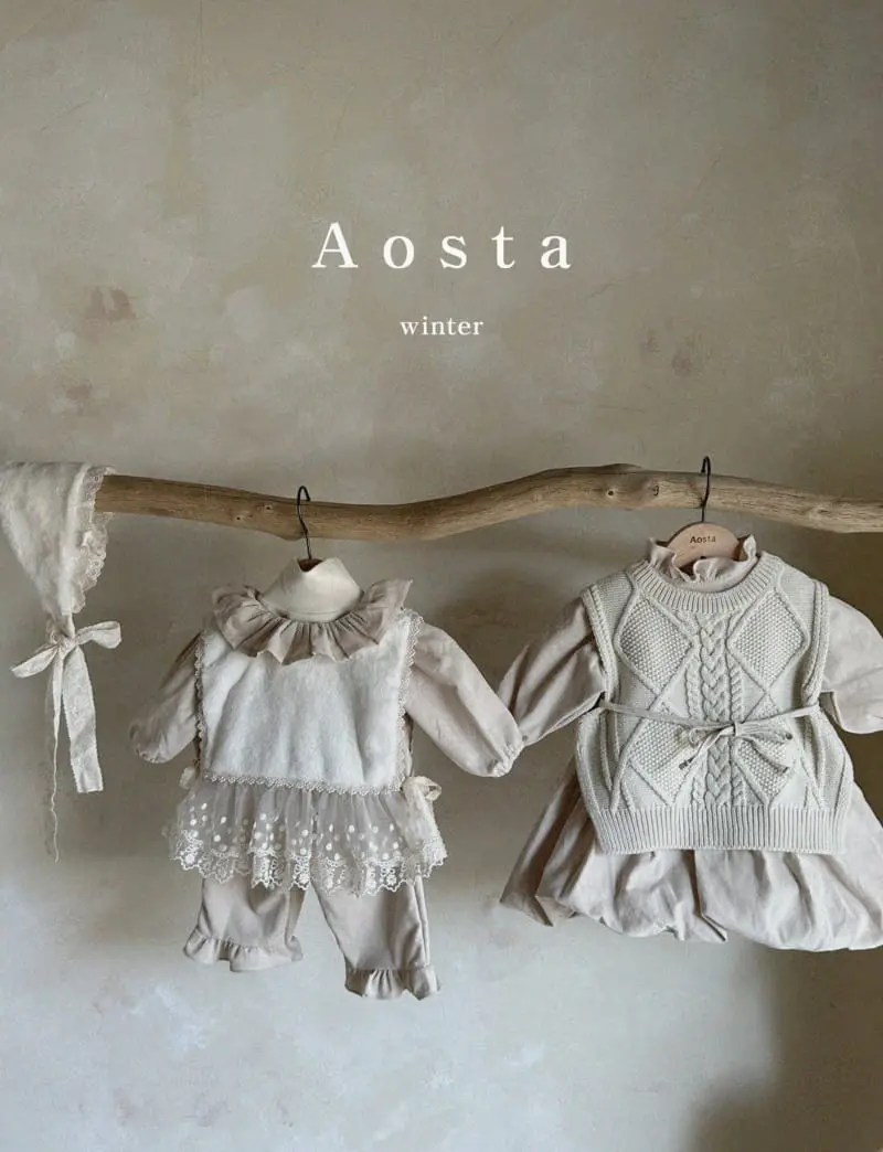 Aosta - Korean Children Fashion - #kidsstore - Knit Vest - 9