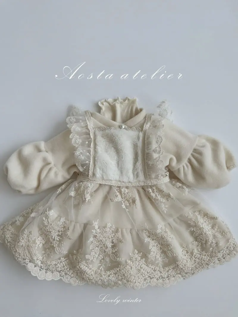 Aosta - Korean Children Fashion - #kidzfashiontrend - Sha Layered One-piece - 8