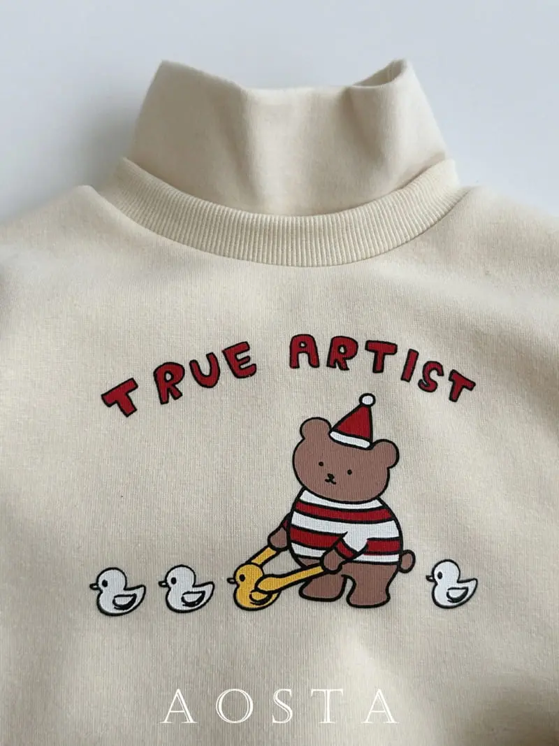 Aosta - Korean Children Fashion - #littlefashionista - Artist Sweatshirt - 12