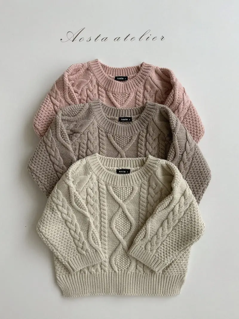 Aosta - Korean Children Fashion - #minifashionista - Knit Pullover