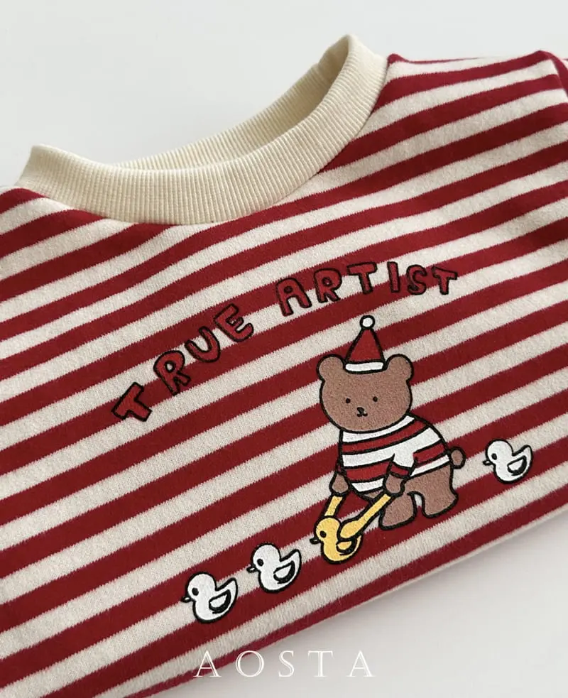 Aosta - Korean Children Fashion - #stylishchildhood - Artist Sweatshirt - 2
