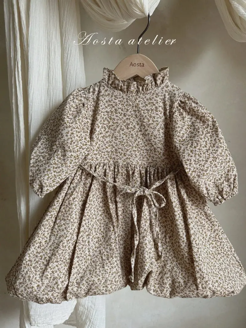 Aosta - Korean Children Fashion - #todddlerfashion - Olivia Balloon One-piece - 2