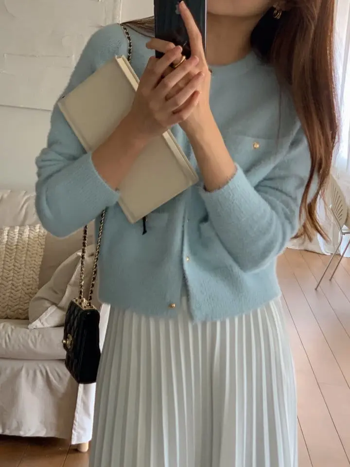 Atthismoment - Korean Women Fashion - #womensfashion - Cube Cardigan - 4