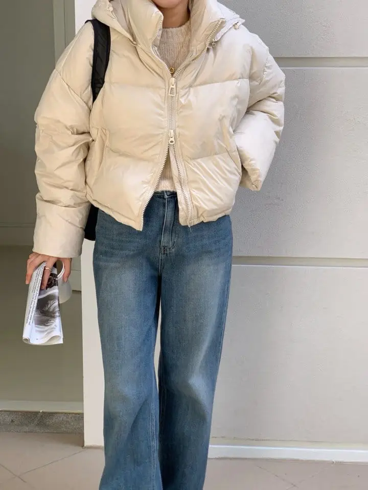 Atthismoment - Korean Women Fashion - #momslook - Duck Down Padding Jacket - 11