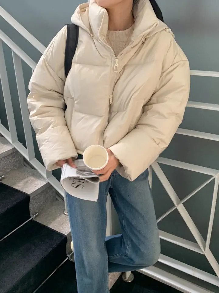 Atthismoment - Korean Women Fashion - #momslook - Duck Down Padding Jacket - 9