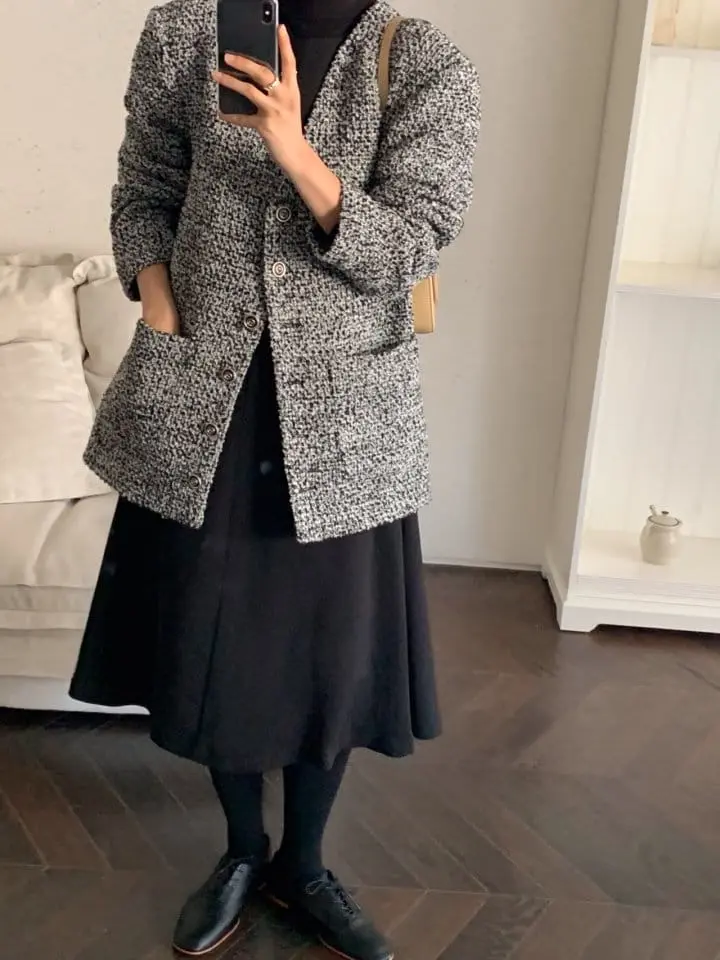 Atthismoment - Korean Women Fashion - #momslook - Loming Jacket - 9