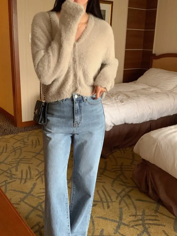 Atthismoment - Korean Women Fashion - #momslook - Sha Sa Cardigan - 6