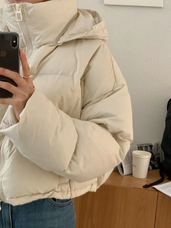 Atthismoment - Korean Women Fashion - #restrostyle - Duck Down Padding Jacket - 2