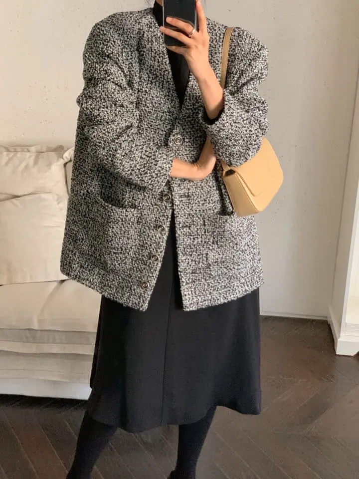 Atthismoment - Korean Women Fashion - #romanticstyle - Loming Jacket