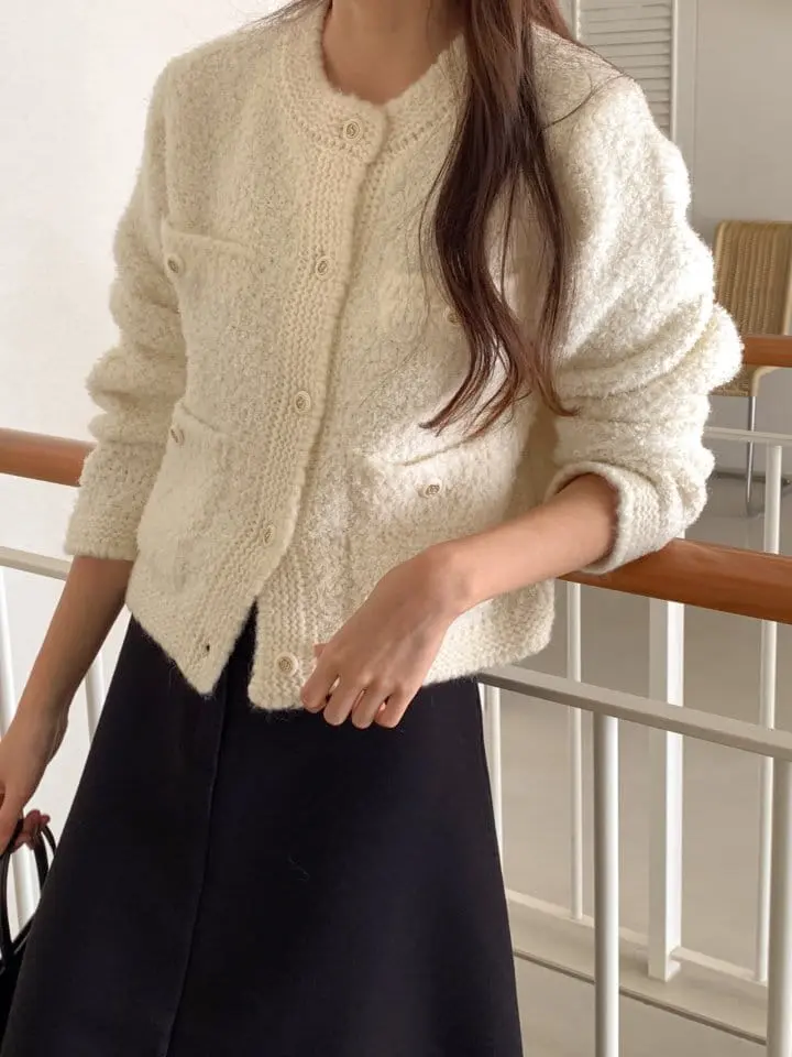 Atthismoment - Korean Women Fashion - #thatsdarling - Chane Knit Jacket - 7