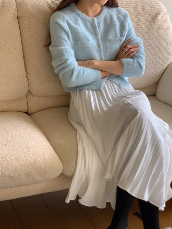 Atthismoment - Korean Women Fashion - #womensfashion - Cube Cardigan - 3