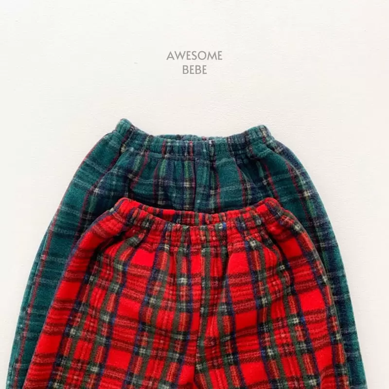 Awesome Bebe - Korean Children Fashion - #discoveringself - Tatan Fleece Pants - 9