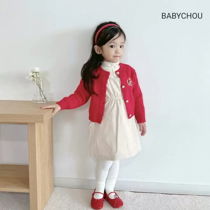 Babychou - Korean Children Fashion - #fashionkids - Rosy One-piece - 6
