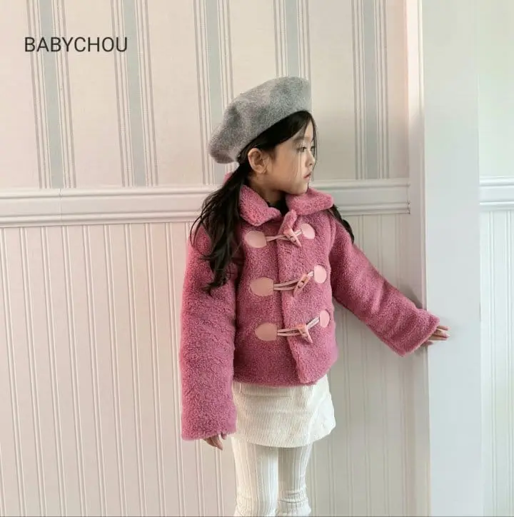 Babychou - Korean Children Fashion - #kidzfashiontrend - Togle Collar Jumper - 11
