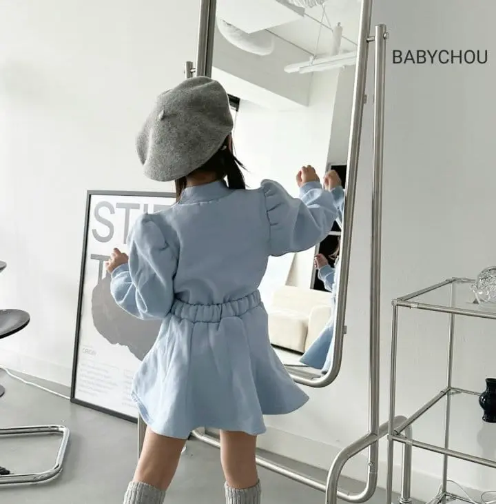 Babychou - Korean Children Fashion - #minifashionista - Rolly Top Bottom Set - 12