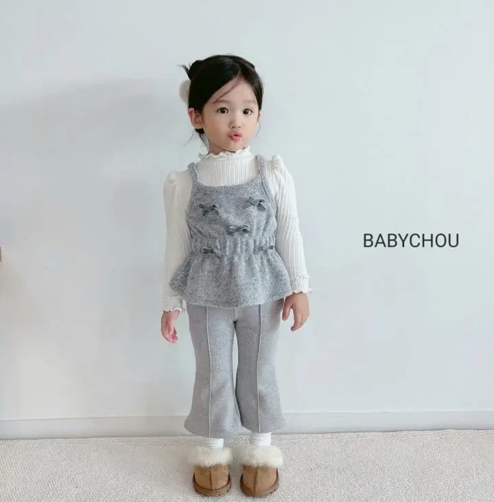 Babychou - Korean Children Fashion - #prettylittlegirls - Pintuck Pants - 6