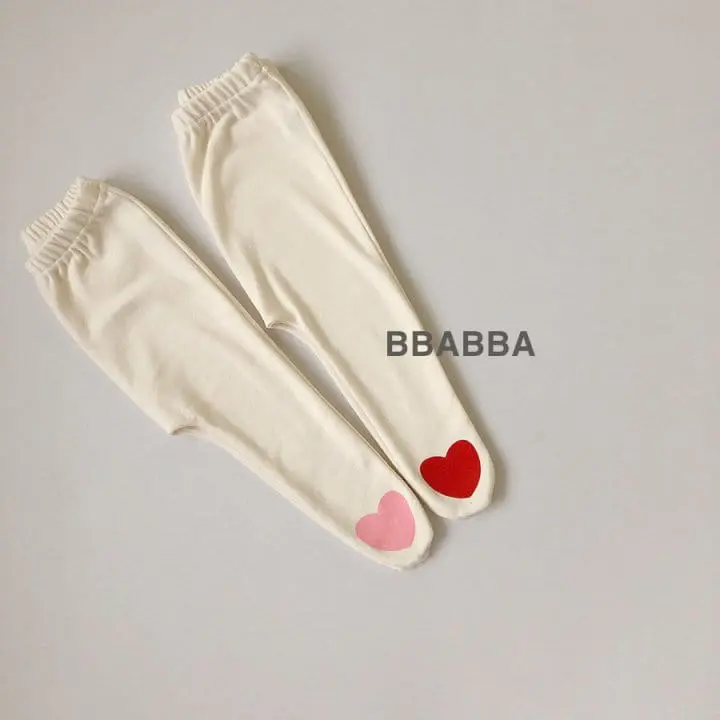 Bbabba - Korean Baby Fashion - #babyclothing - Heart Leggings - 2