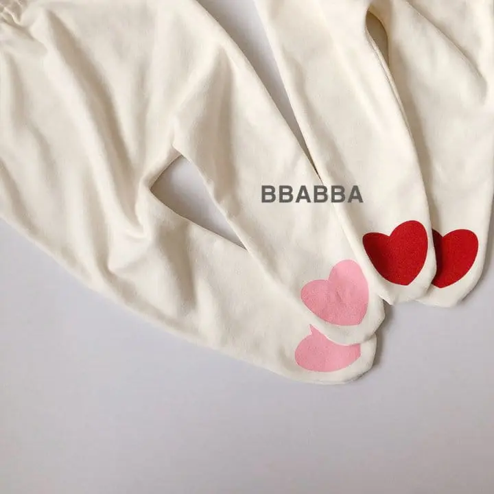 Bbabba - Korean Baby Fashion - #babyfashion - Heart Leggings - 3