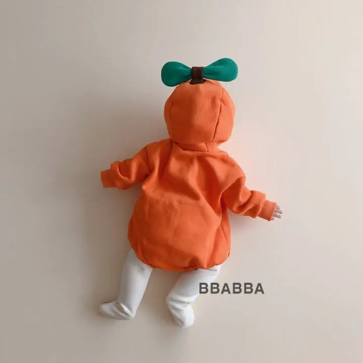 Bbabba - Korean Baby Fashion - #onlinebabyboutique - Orange Bodysuit - 2