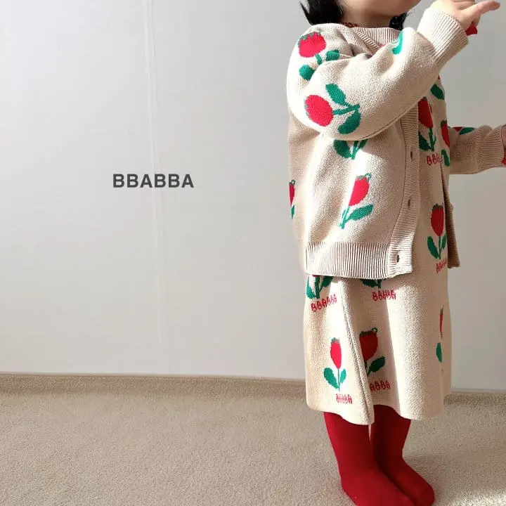 Bbabba - Korean Children Fashion - #childofig - Tulip Knit Cardigan - 8