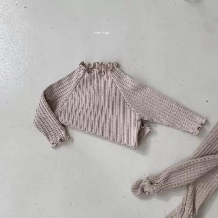 Bebe Holic - Korean Baby Fashion - #babyboutique - Terry Rib Tee - 7
