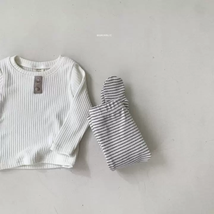 Bebe Holic - Korean Baby Fashion - #babyboutique - Button Tee - 6