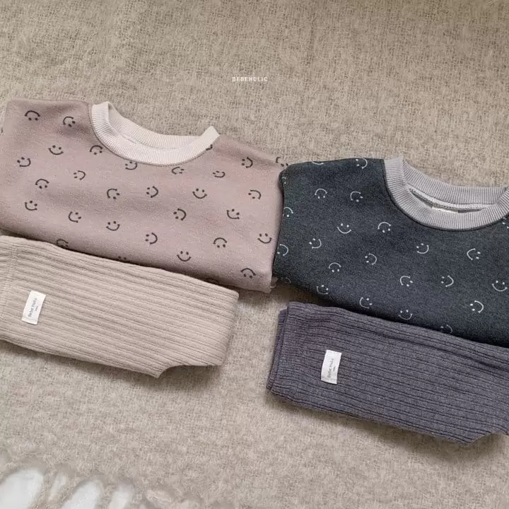 Bebe Holic - Korean Baby Fashion - #babyboutiqueclothing - Smile Piping Tee - 5