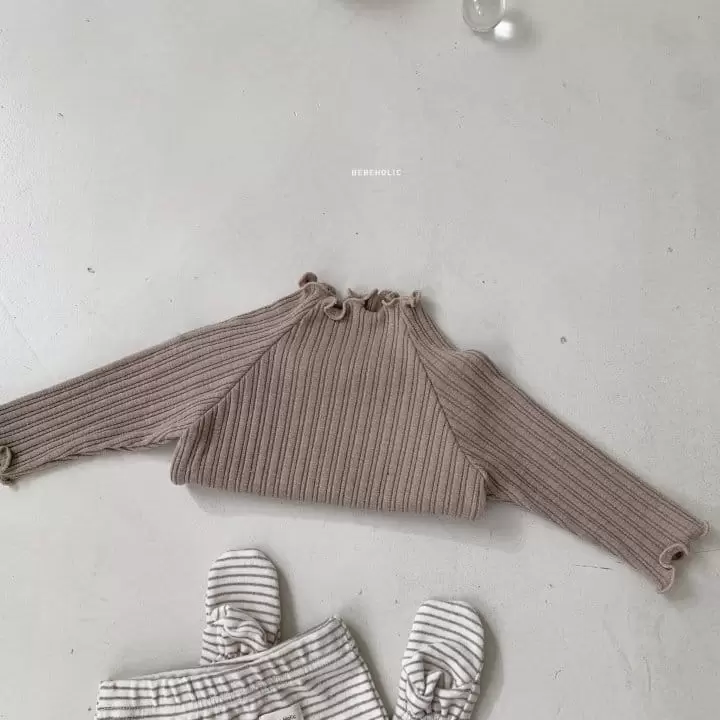 Bebe Holic - Korean Baby Fashion - #babyclothing - Terry Rib Tee - 9
